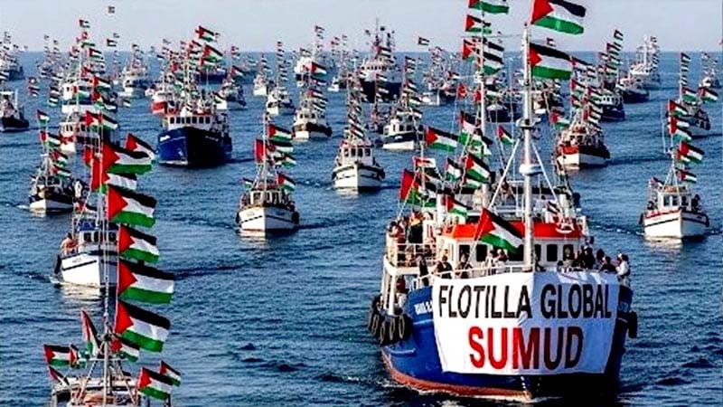 গ্লোবাল সুমুদ ফ্লোটিলা গাজা অবরোধ ভাঙার একটি বৈধ প্রচেষ্টা: ফ্রান্সেসকা আলবানজে