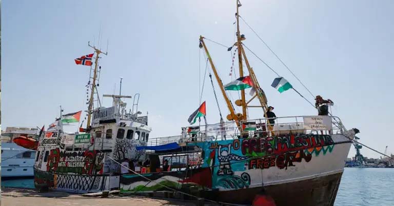 গাজা উপত্যকার পথে গ্লোবাল সমুদ ফ্লোটিলা, ইসরায়েলি হামলার আশঙ্কা