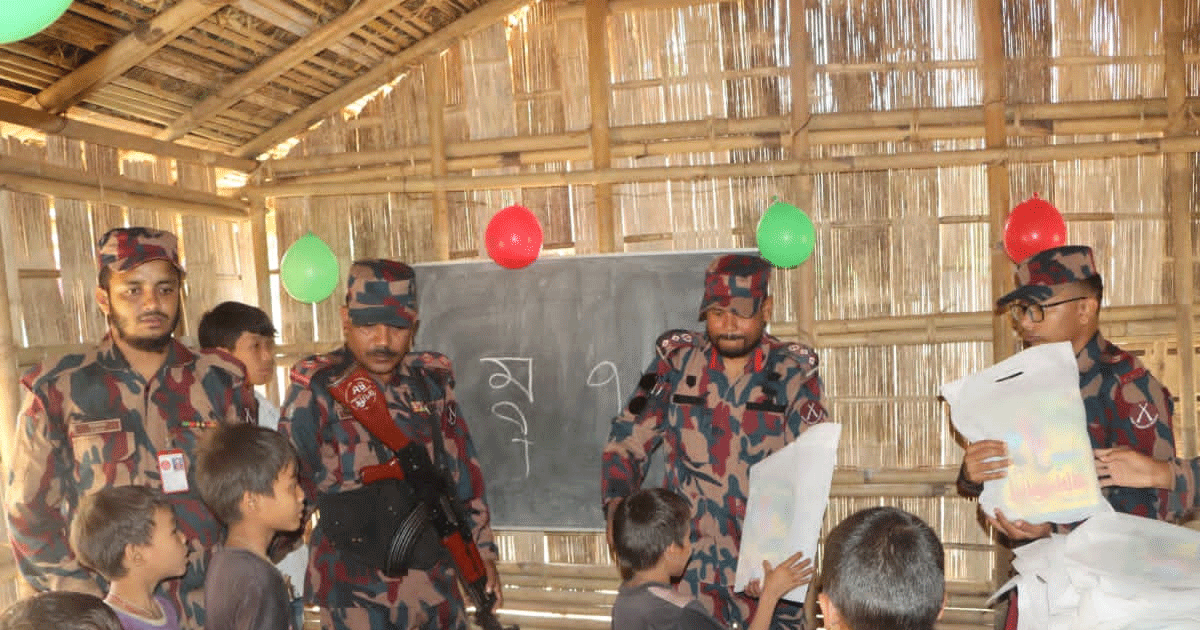 প্রান্তিক জনগোষ্ঠীর শিক্ষায় বিজিবির মানবিক উদ্যোগ