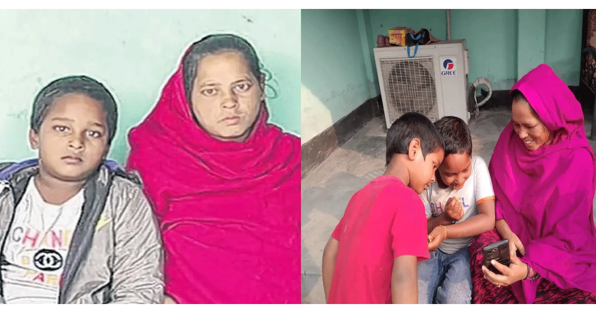 পুশইনের শিকার সোনালী ও তার সন্তান  বিএসএফের কাছে হস্তান্তর বিজিবির