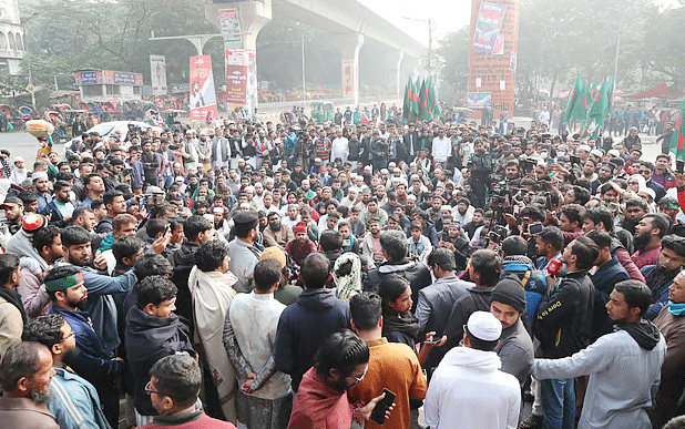  হাদি হত্যার বিচারে ৩০ দিনের আল্টিমেটাম ইনকিলাব মঞ্চের