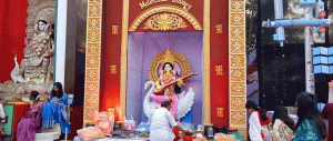 ঢাকায় অনুষ্ঠিত এশিয়ার সর্ববৃহৎ সরস্বতী পূজা, ‘গ্রিনেসবুকে’ নাম লিখানোর উদ্যোগ
