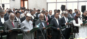 শপথ নিলেন বিএনপির নবনির্বাচিত এমপিরা